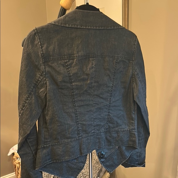 CAbi Black Jean Jacket Classic Style - Picture 4 of 4